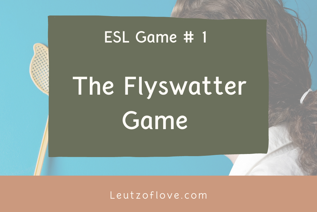 English Language Learner Game: The Flywatter Game